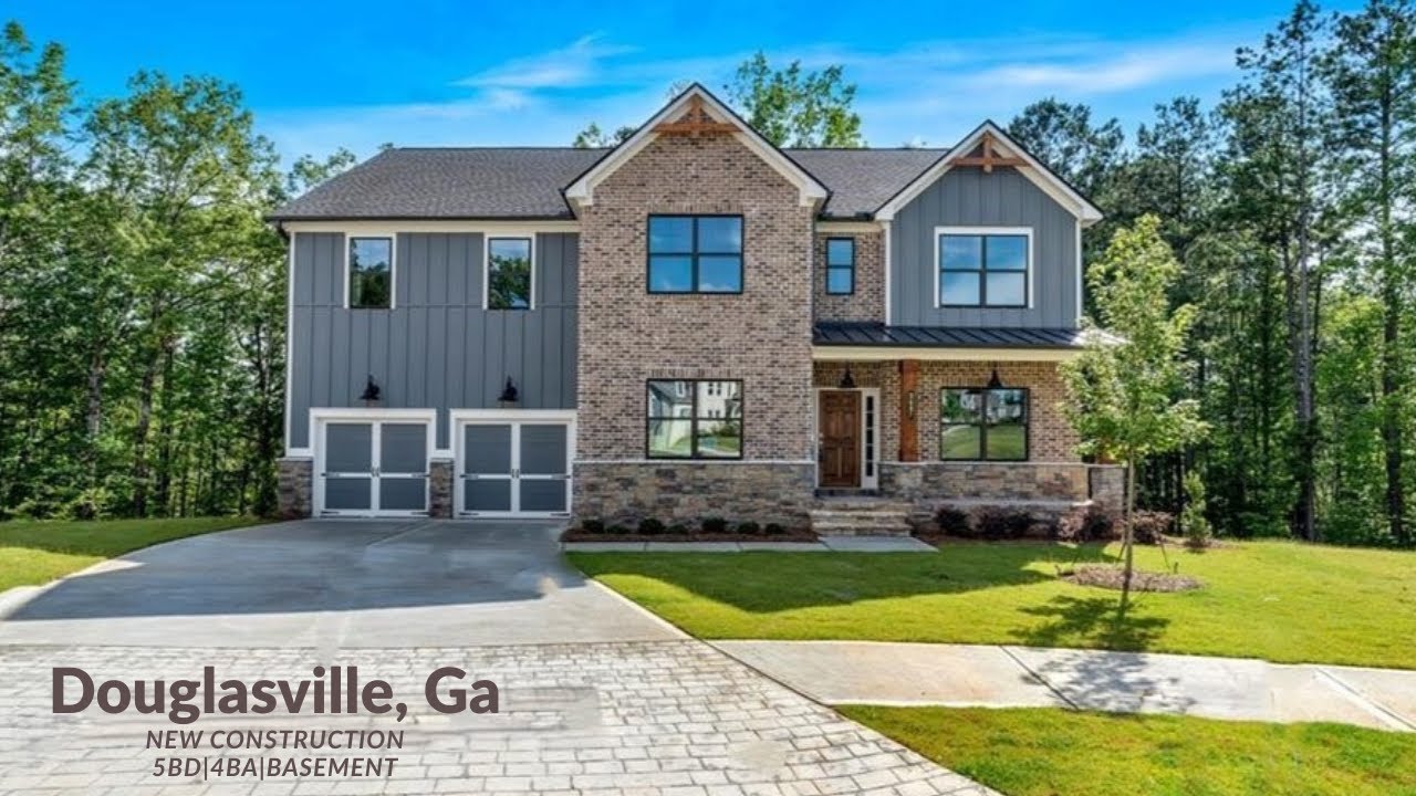 House Tour In Douglasville, Ga. New Construction|5Bd|4Ba|Basement|No Banks! No Credit Option!