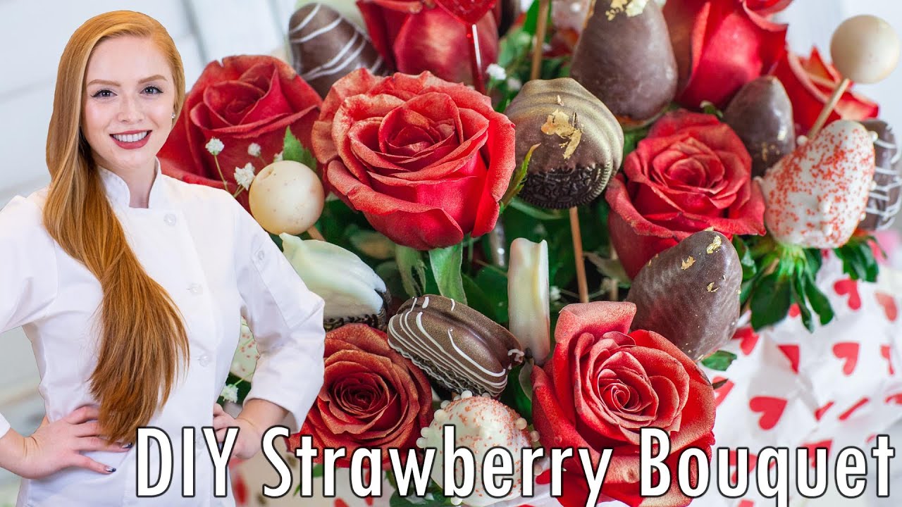 How To Make A Chocolate Strawberry Bouquet!! DIY Gift Idea for Valentine's Day & Special Occasions!