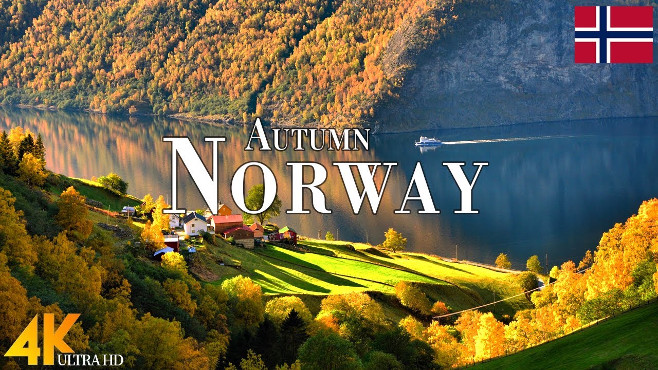 Autumn Norway 4K Ultra HD • Stunning Footage Norway, Scenic Relaxation Film with Calming Music.