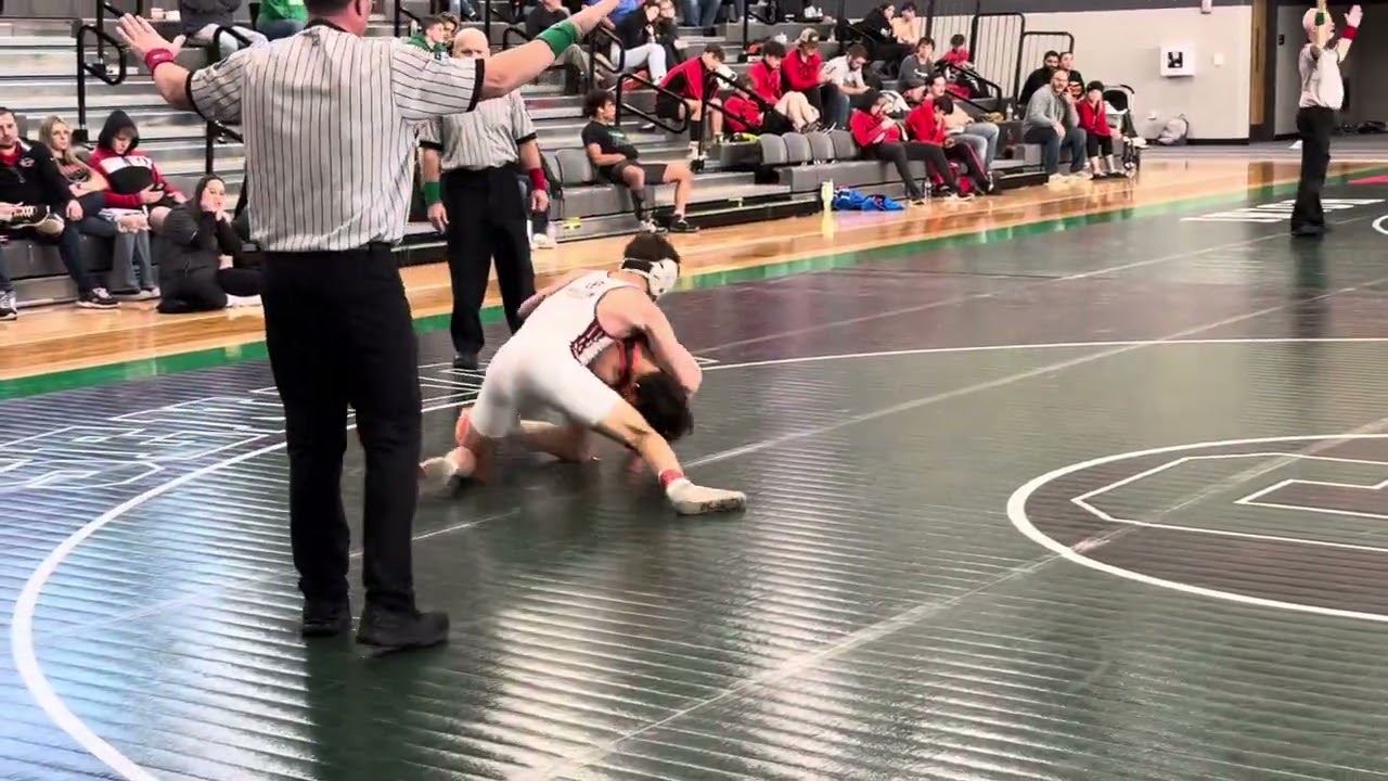 2024-12-07 1st Place - Lincoln Hoger (Wheaton Academy) tech fall over Chance DeSplinter (Kewanee)
