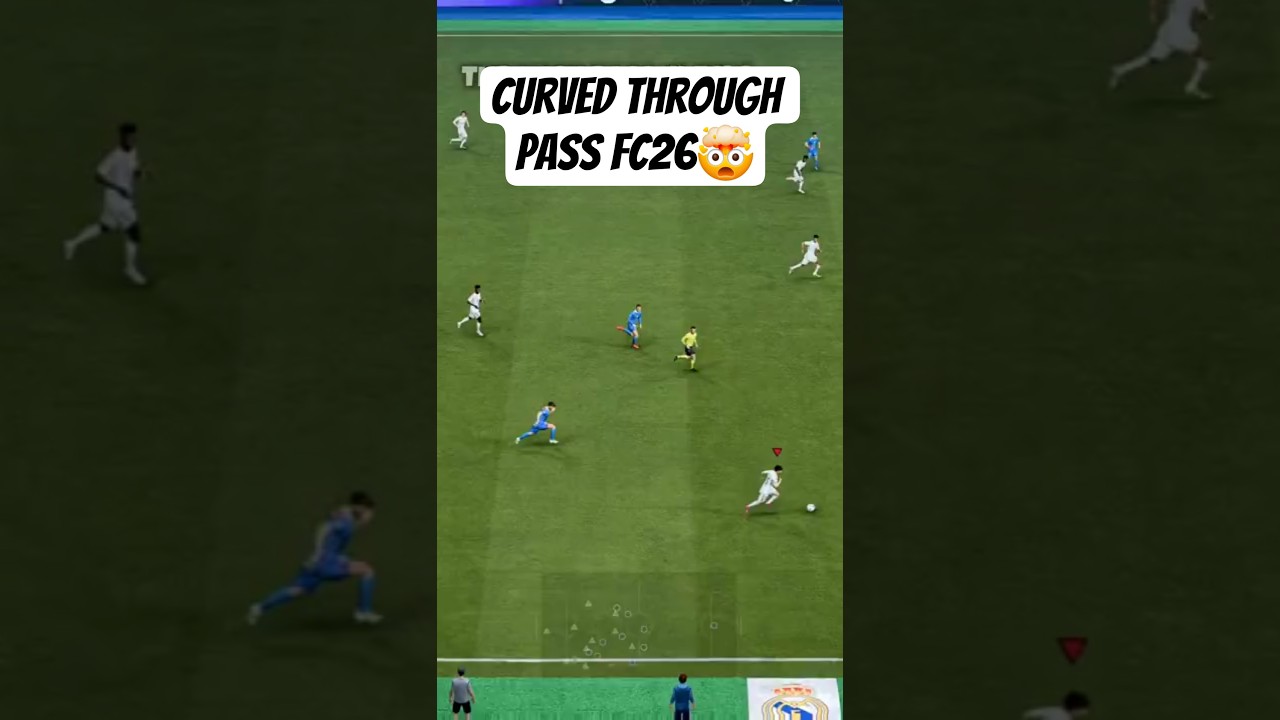 CURVED THROUGH PASS 🎯 GAME CHANGER! #fc26