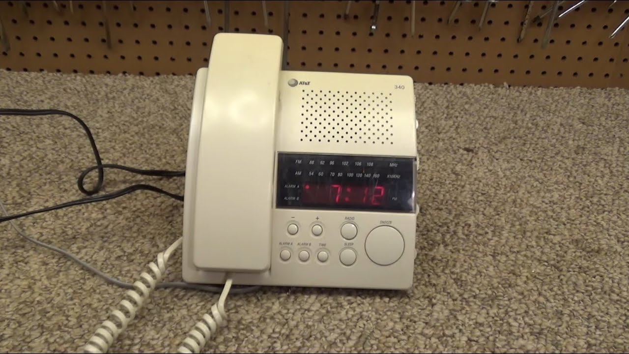 AT&T 340 Clock/Radio/Telephone | Initial Checkout