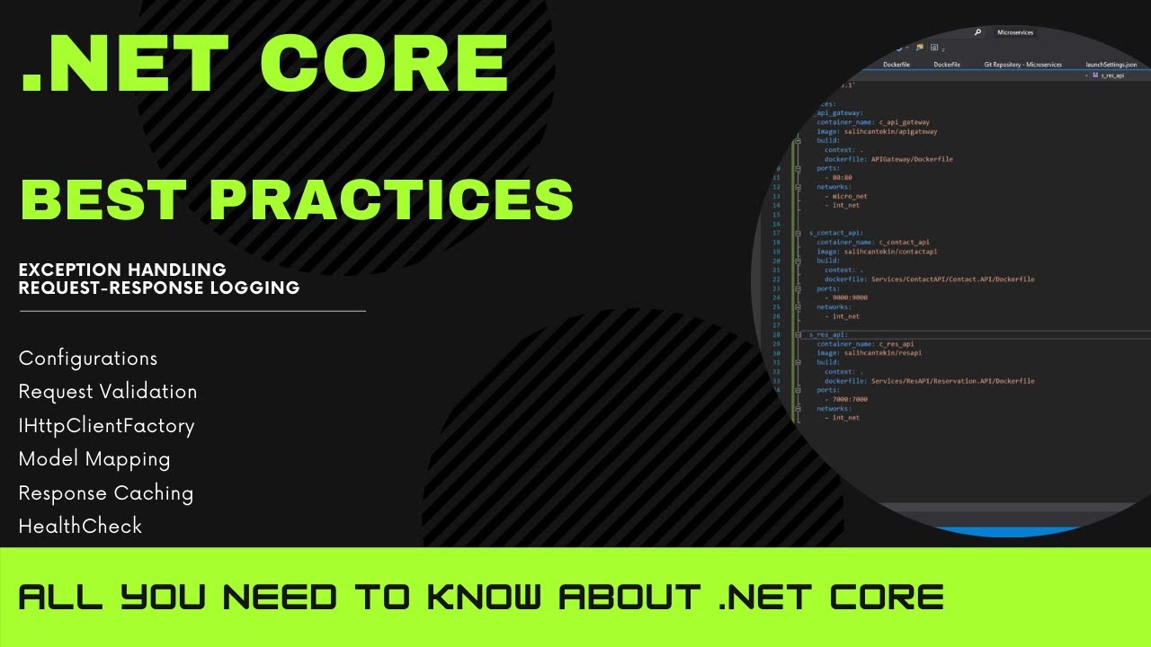 .Net Core Best Practices | Logging | Validation | Mapping | HealthCheck