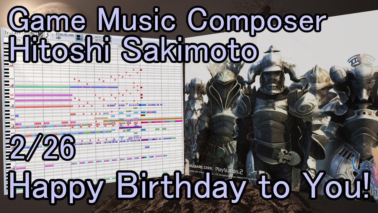 ハッピーバースデーの歌を崎元仁風にオーケストラにアレンジ Hitoshi Sakimoto Happy Birthday