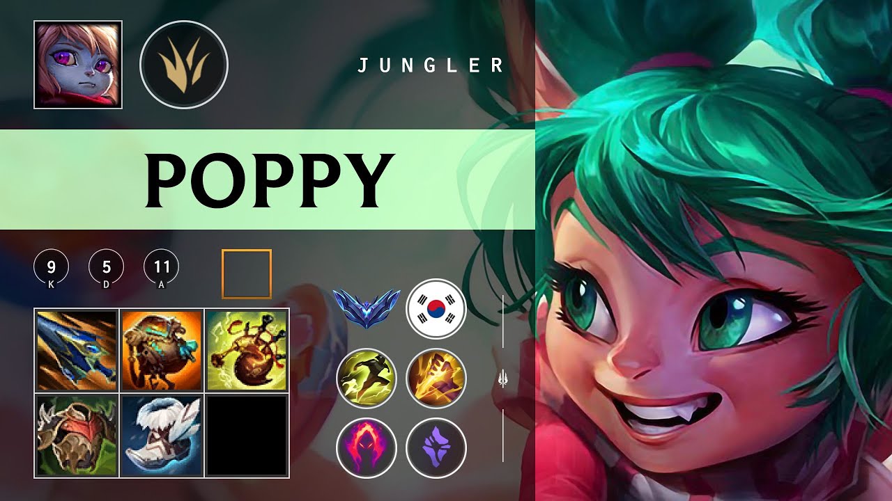 Poppy Jungle vs Lee Sin - KR Diamond Patch 26.02