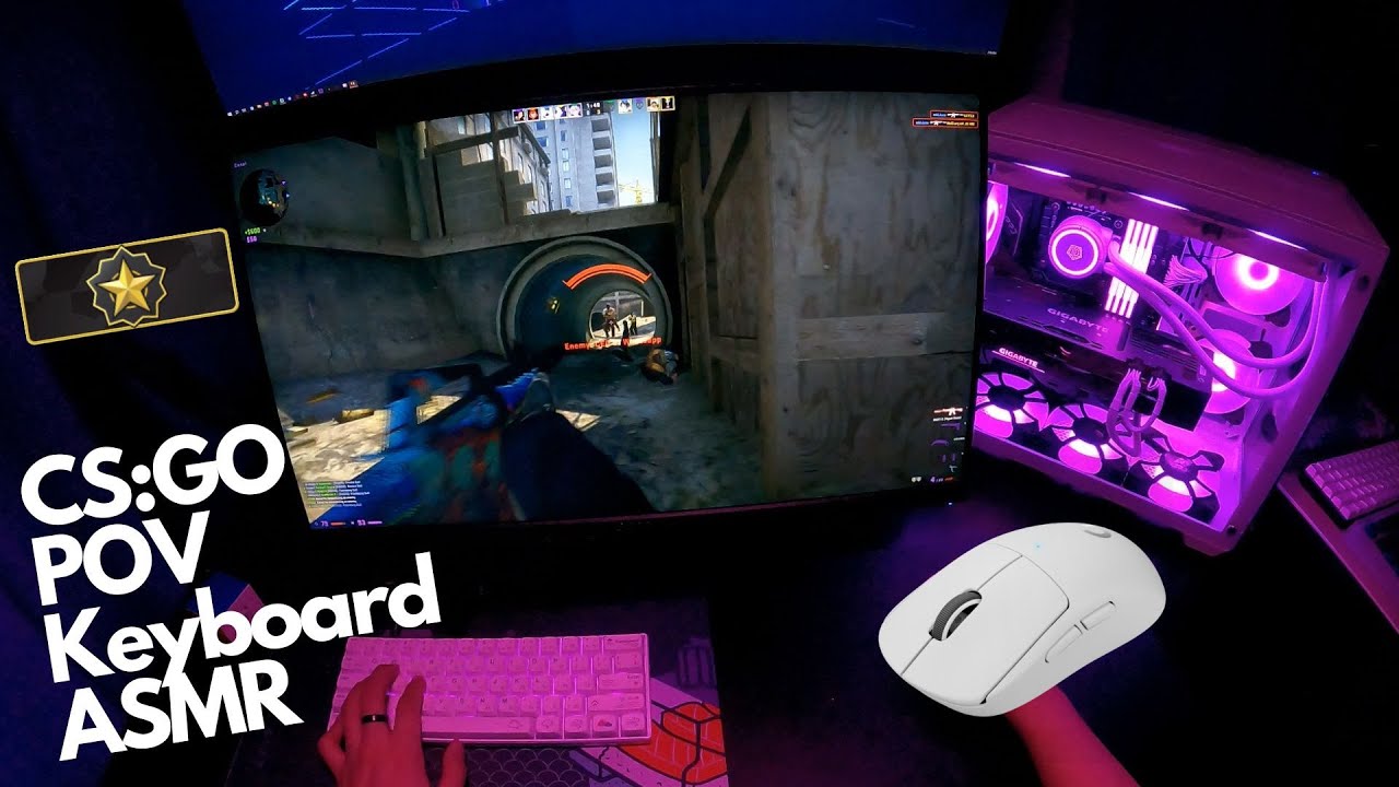 The CS:GO experience in a nutshell // Keyboard POV ASMR