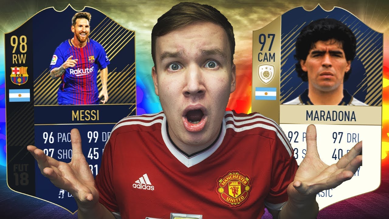 MARADONA VS MESSI FUT DRAFT