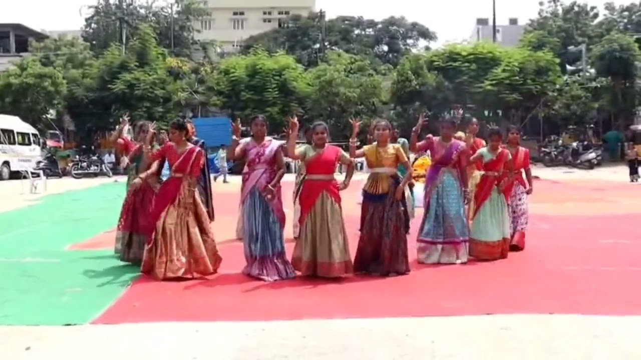 Telangana basha song dance performance-Bathukakama celebrations SSHS karmanghat-2025