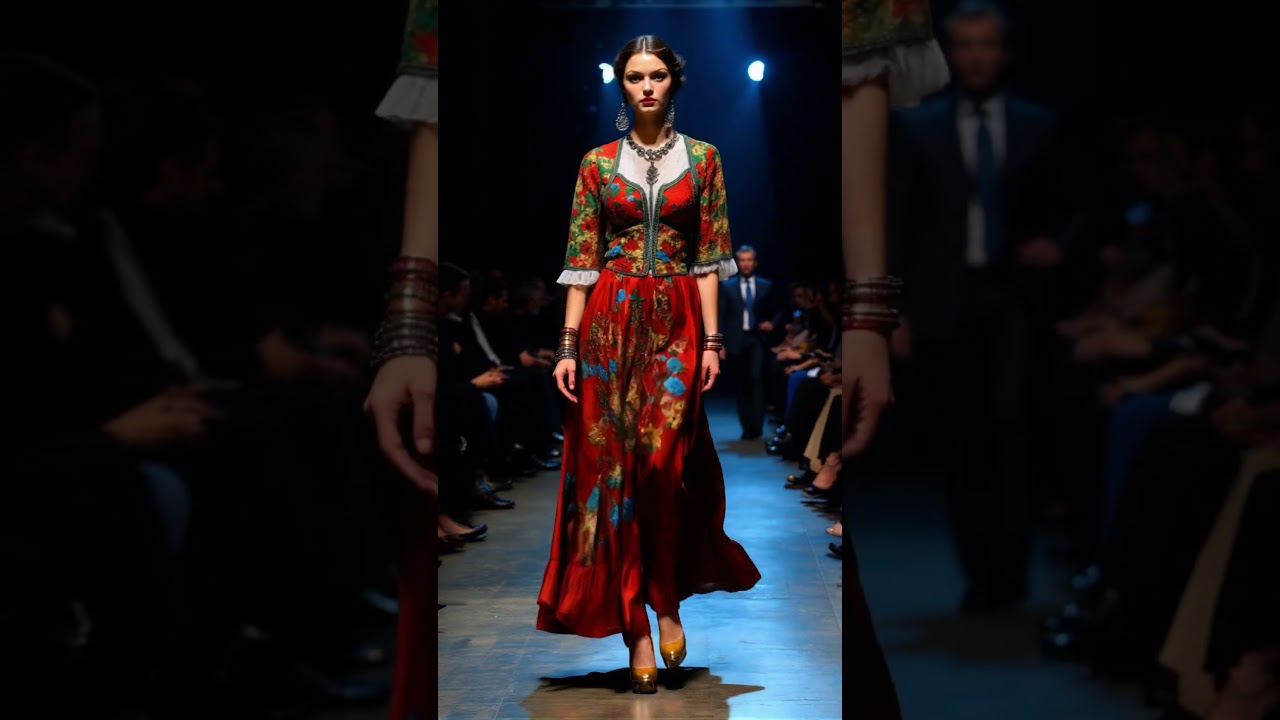 Queen of Hungary on the Runway | Hungarian Folk Elegance Meets Modern Fashion 💫👑