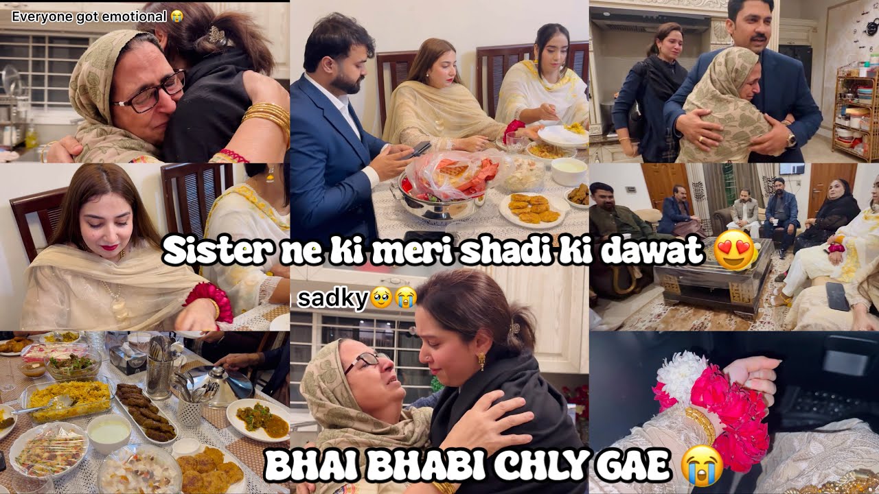 HMARI SHADI KI 1st DAWAT 😍 MAMA GOT EMOTIONAL 😭 BHAI BHABI CHLY GAE JAPAN 🥹
