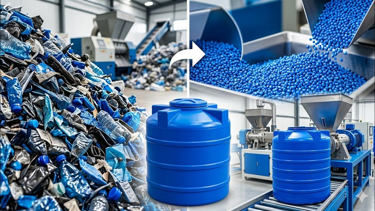 Water Tank making full process of factory | Unique Technique Of Plastic Water Tank Making