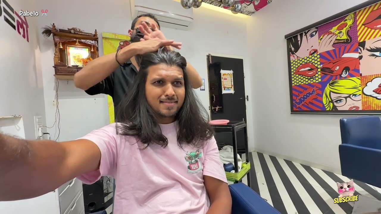 3 saal baad hair cut 💇‍♂️ kiya 