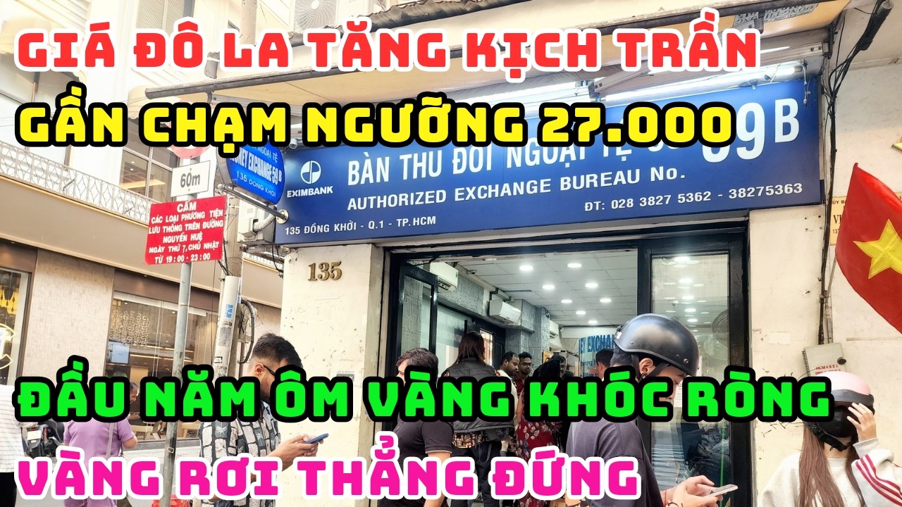 QUÁ SỐC! LO SỢ CHIẾN TRANH MỸ GIÁ USD SÀI GÒN TĂNG CỰC MẠNH, GIÁ VÀNG LẠI BẤT NGỜ RƠI THẲNG ĐỨNG