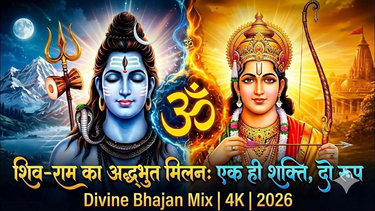 ​🕉️ अद्भुत! ऐसा संगम पहले नहीं सुना होगा 😱 | शिव ही राम हैं, राम ही शिव हैं | 4K DivineBhajan 2026 🏹