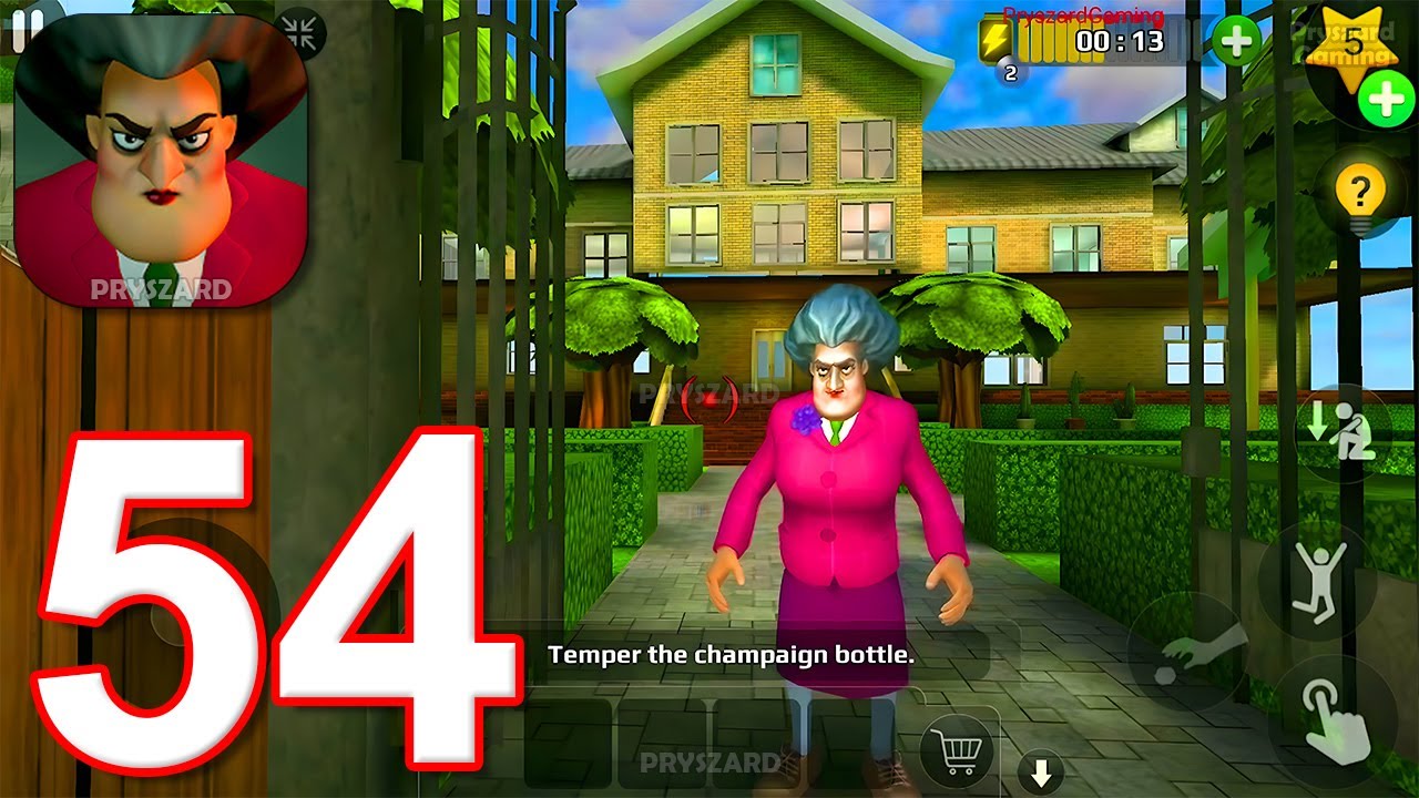 Scary Teacher 3D - Gameplay Walkthrough Part 54 - Funny Prank On Miss T (iOS, Android)