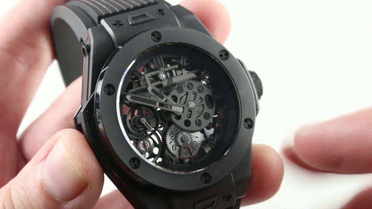 Hublot Big Bang Meca-10 (10-DAY) All Black Limited Edition 414.CI.1110.RX Luxury Watch Review
