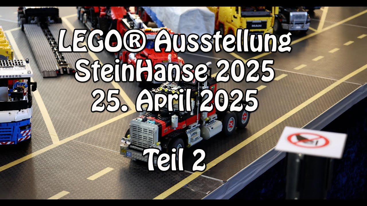 LEGO Ausstellung SteinHanse 2025 in Kaltenkirchen: Rundgang Teil 2