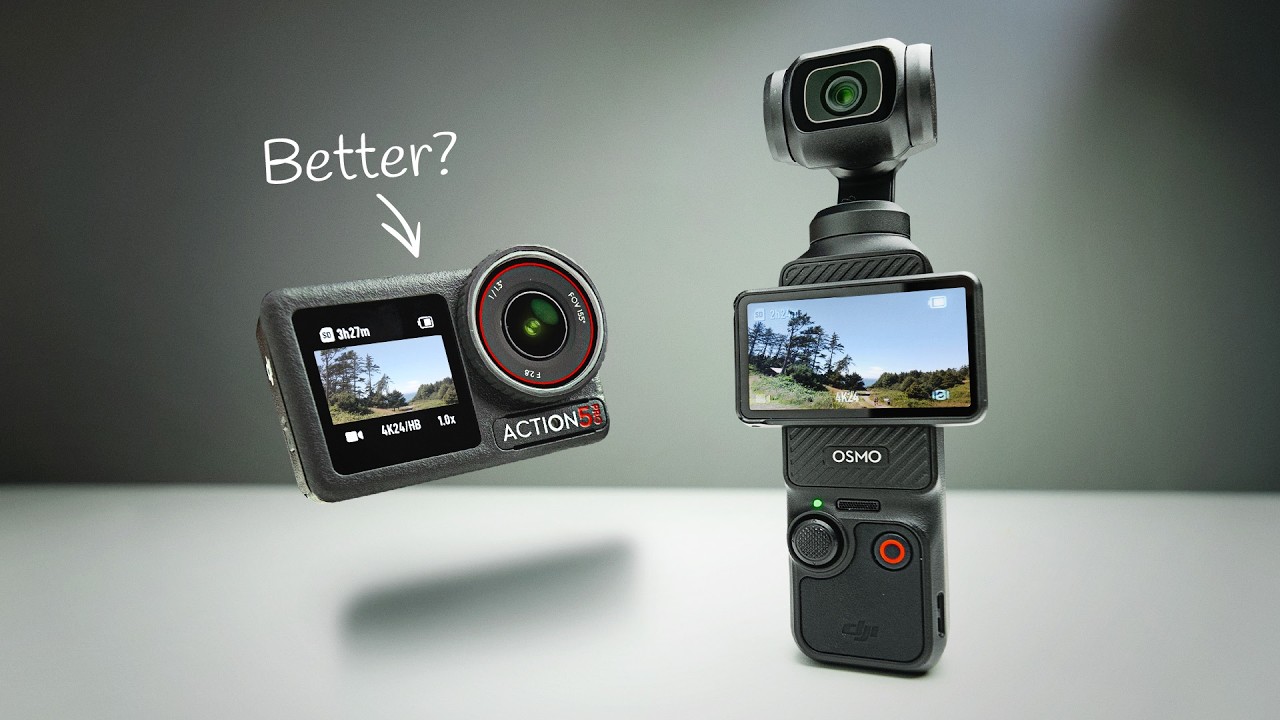 DJI Action 5 Pro vs Pocket 3: Which Is Better for YouTube?