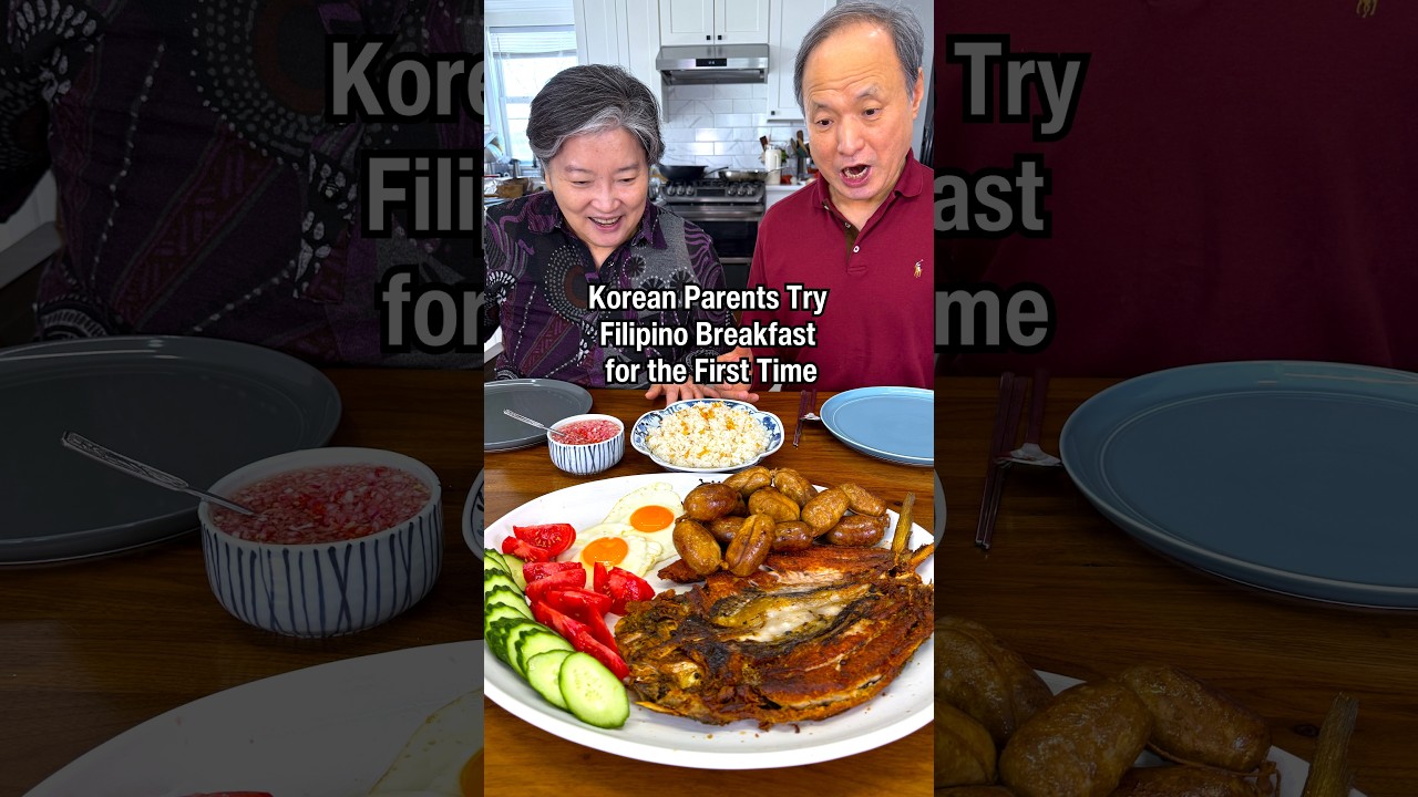 Korean Parents Try Filipino Breakfast for the First Time