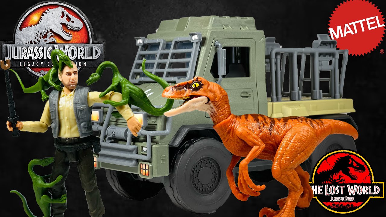 Mattel Jurassic World Legacy Collection Isla Sorna Expedition Pack Review!! The Lost World