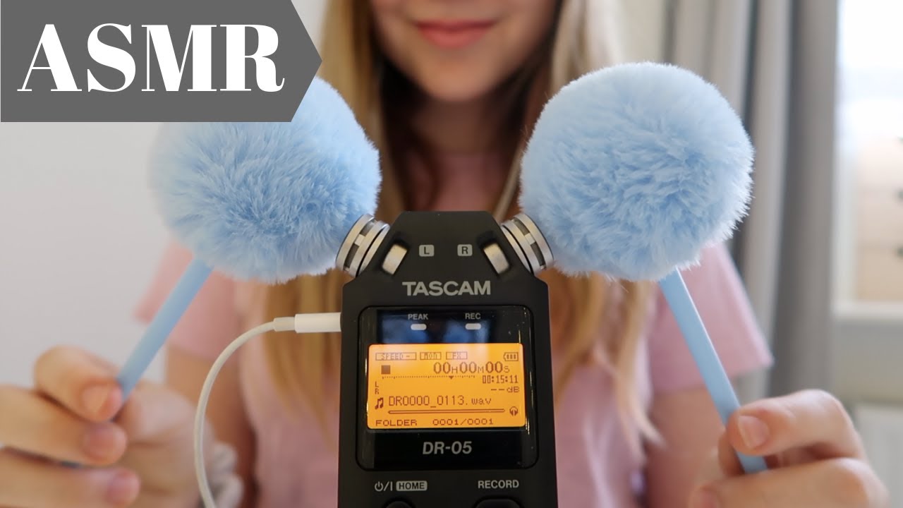 ASMR 💙 Fluffy Pens on TASCAM