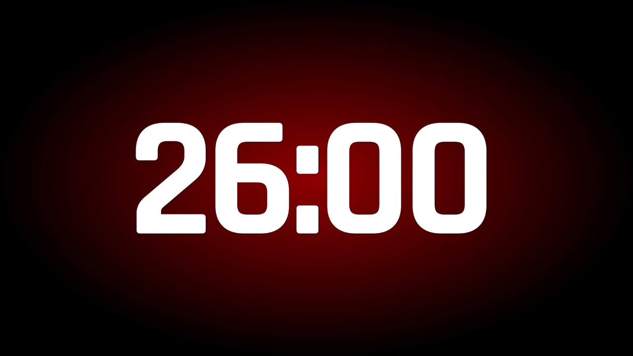 26 MINUTES TIMER ALARM ⏰ (26:00)