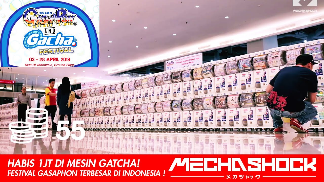 Habis 1000000 di mesin Gatcha! GASHAPON dan Gatcha Festival terbesar di Indonesia!