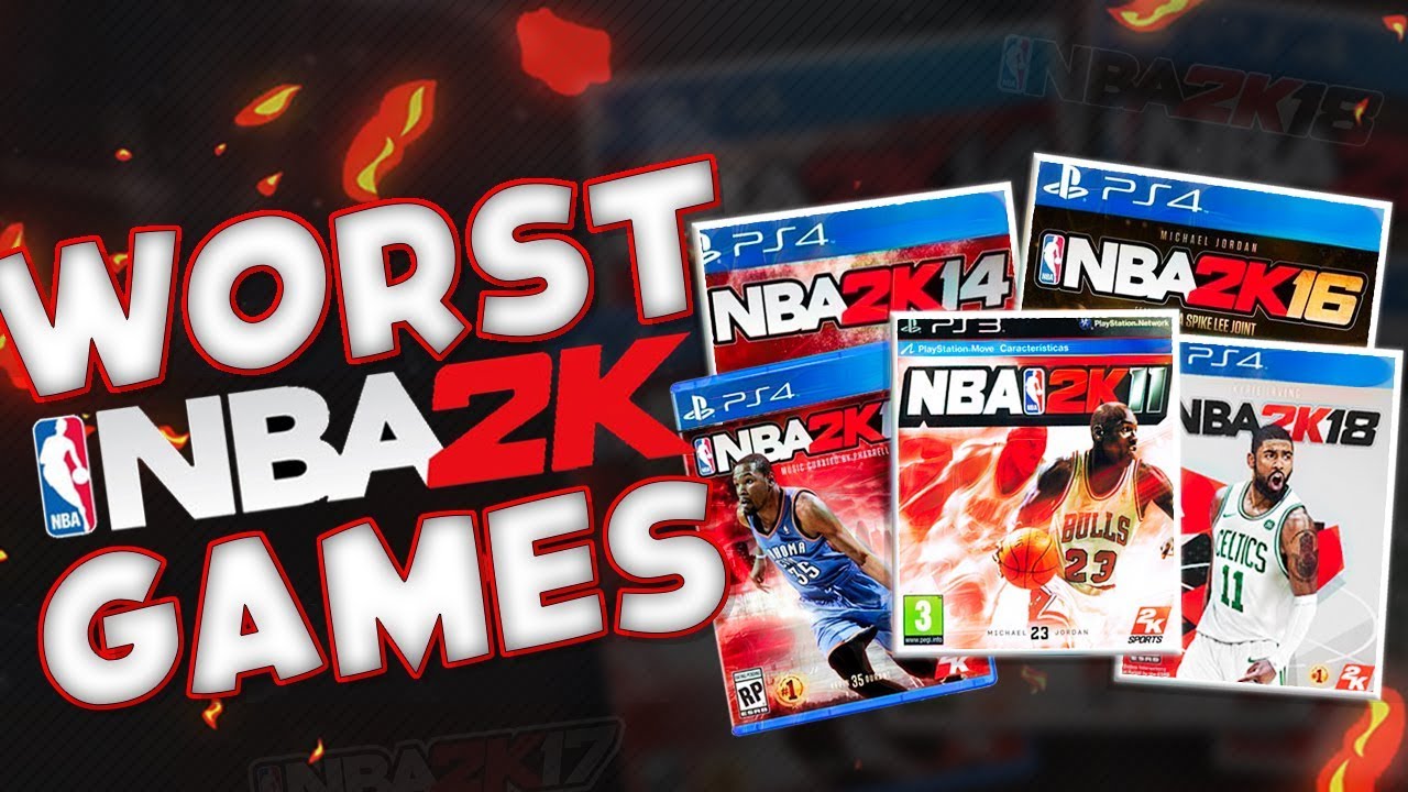 Five Worst NBA 2k Games Of All Time!!