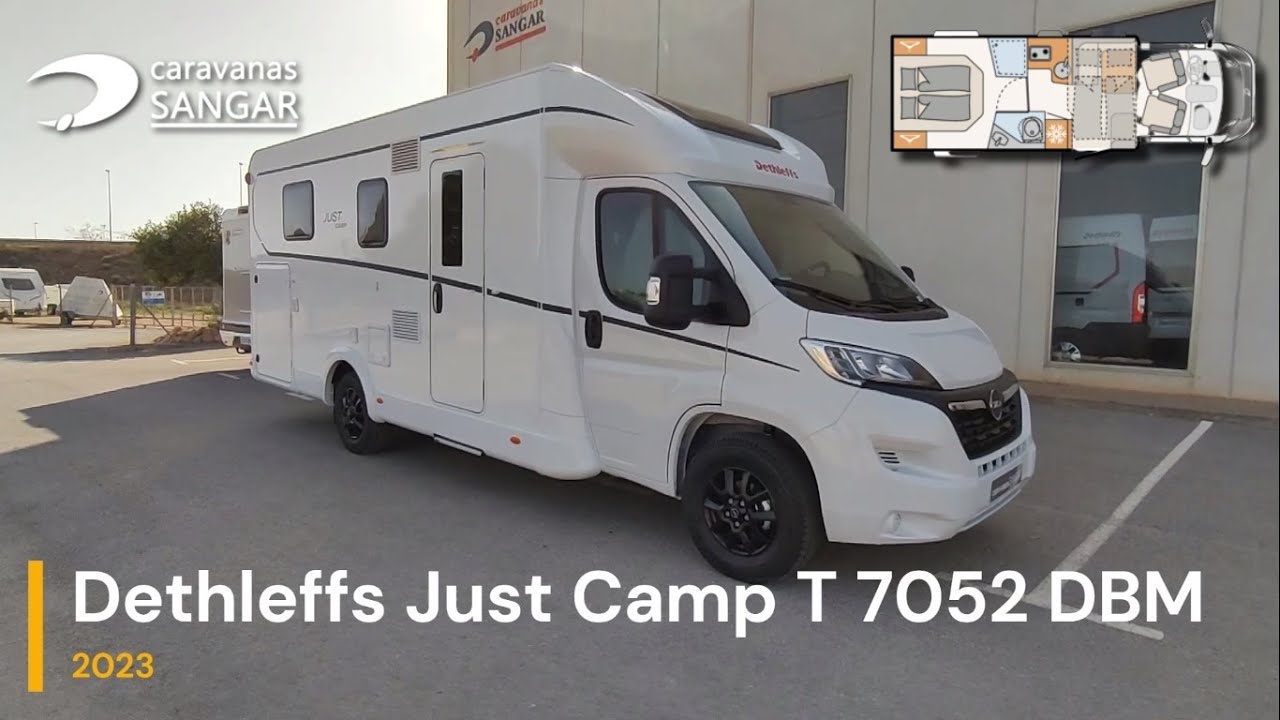 2024 Dethleffs Just Camp T 7052 DBM Cama en isla regulable en altura  - CARAVANAS SANGAR