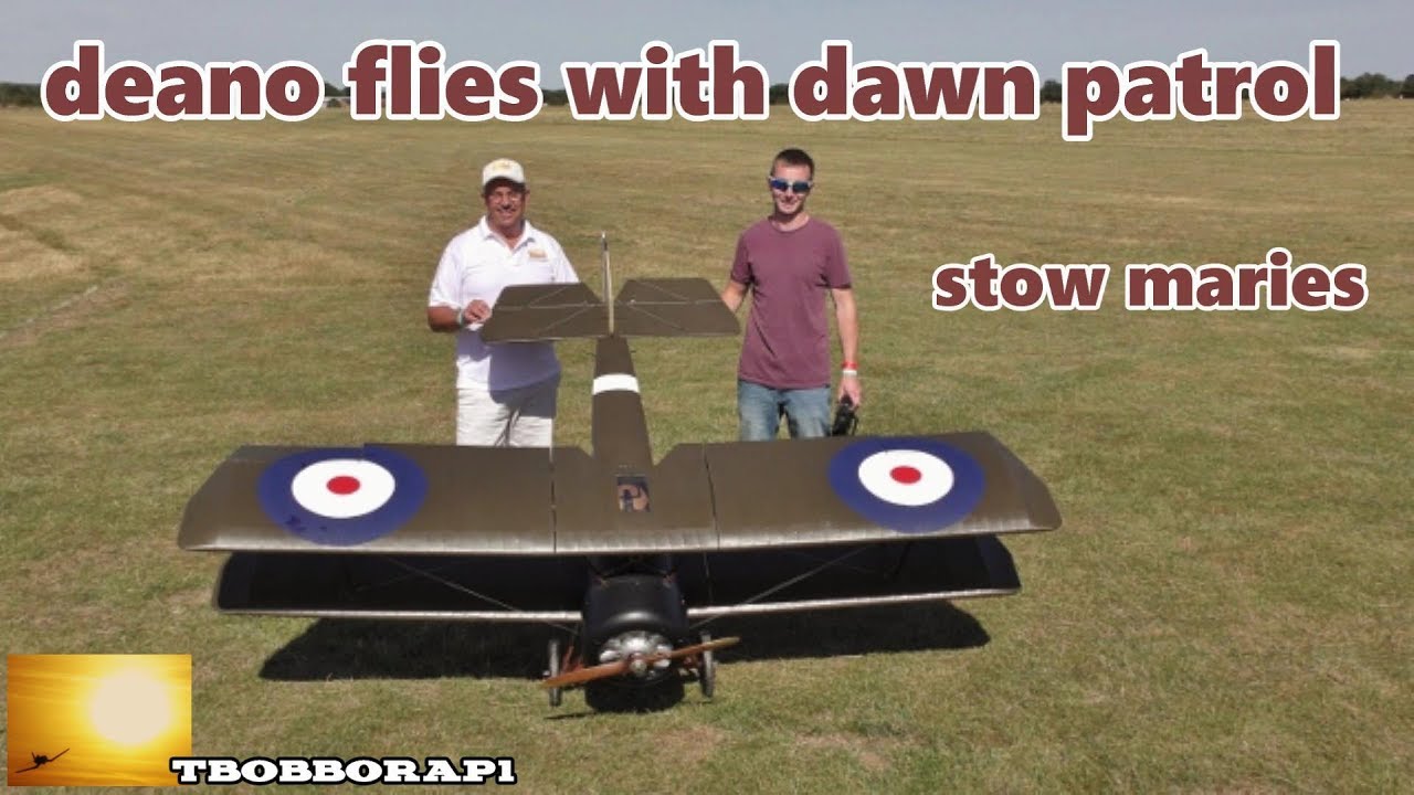 DEANO FLIES WITH DAWN PATROL - FIRST TIME EVER AT THE WW1 GREAT WAR AERODROME STOW  MARIES - 2019