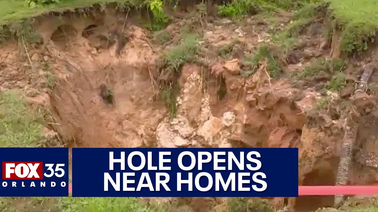 Massive hole opens inches away from Ocala home