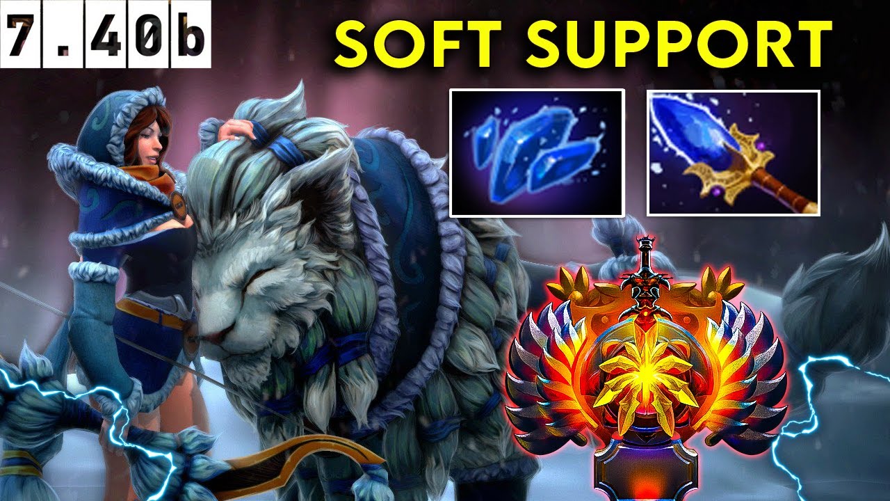 Mirana Immortal Soft Support - Dota 2 Patch 7.40b Pro Pub Gameplay