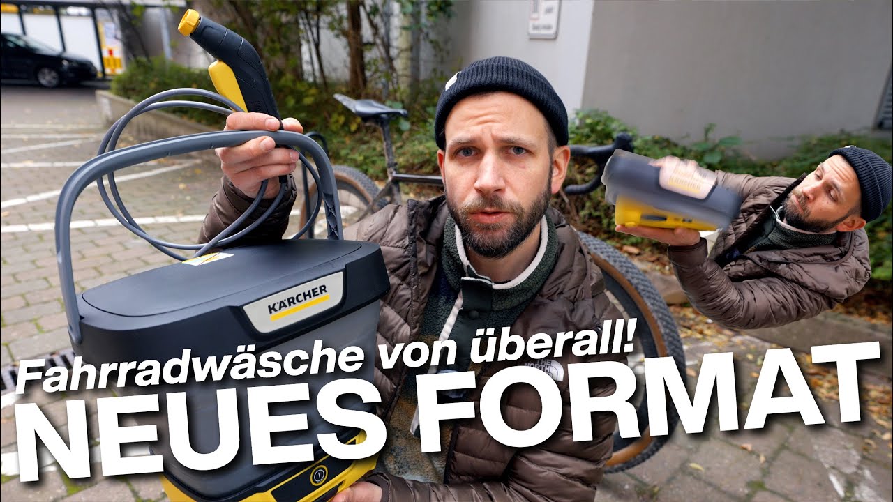 Wir testen den KÄRCHER OC3 Foldable Niederdruckreiniger - Fahrrad waschen überall möglich!