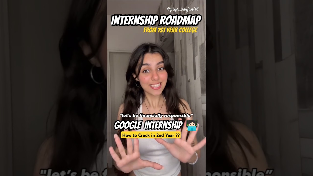 How to Crack Google Internship in 2nd Year | Complete Road Map #college #internship #google #shorts