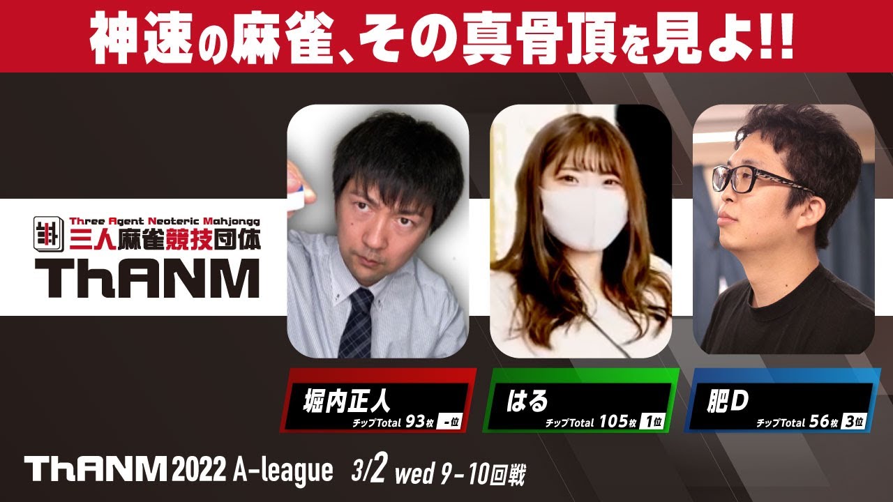 三人麻雀競技団体ThANM  Aリーグ第5節