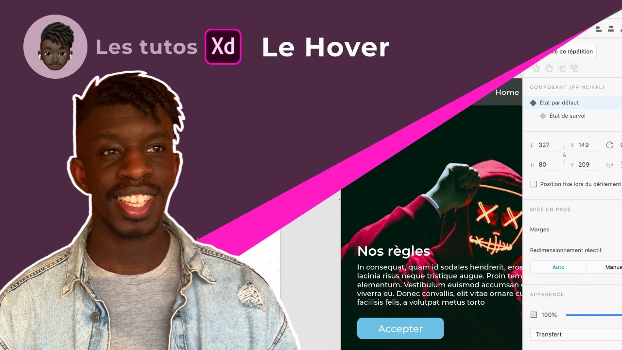 Hover Animation | Tuto Adobe XD