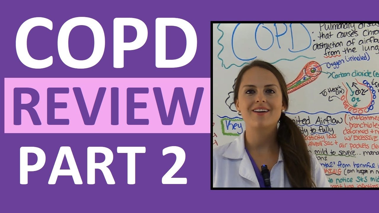 COPD (Chronic Obstructive Pulmonary Disease) Nursing Interventions Management Treatment NCLEX Part 2