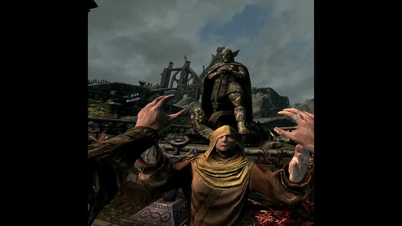 Skyrim VR Role Play - Wolf Man vs The Silver Hand