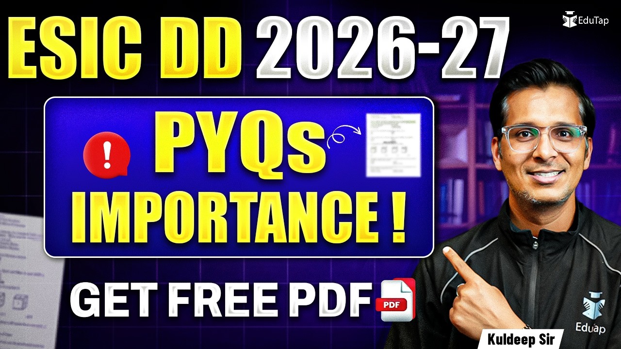UPSC ESIC DD Previous Year Question Paper PDF (PYQs): Importance & How to Download