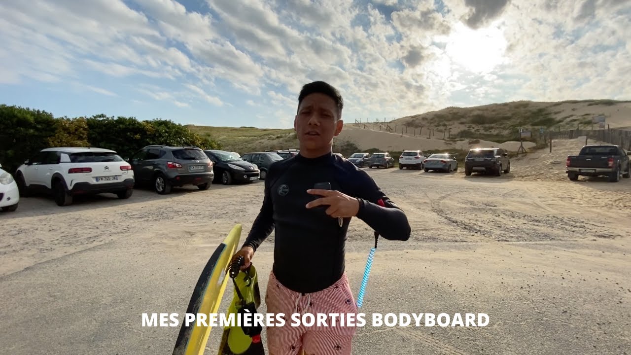 Mes premières sorties en bodyboard de l'été 🌊 (La gravière - Hossegor)