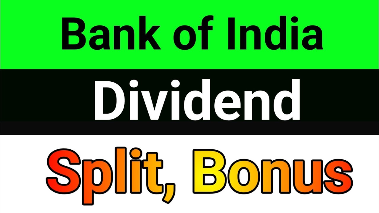 Bank of India dividend 🚀 bank of india dividend payment date🪀bank of india dividend latest news