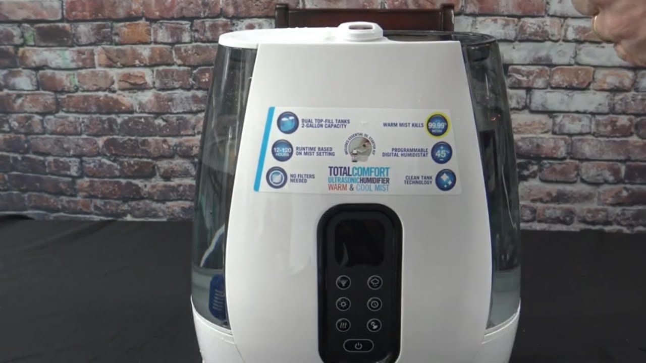 Пошаговый процесс очистки ультразвукового увлажнителя воздуха COSTCO Homedics