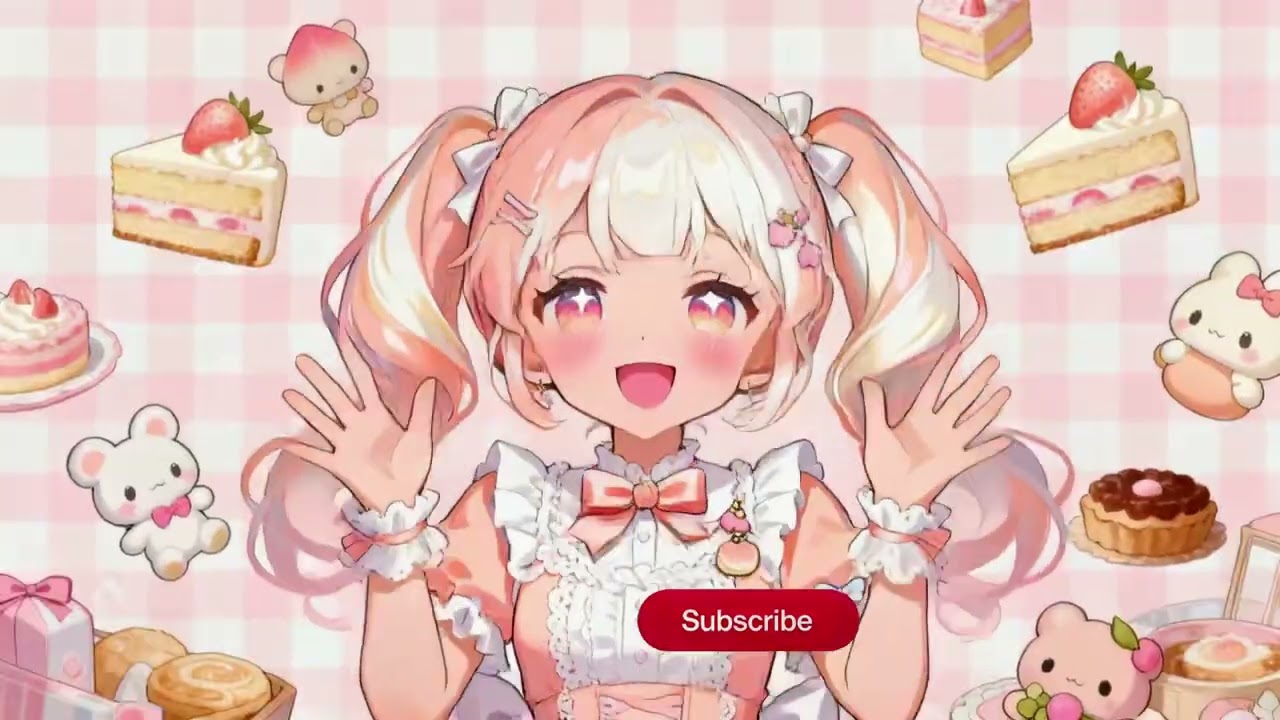 Peach Sakura Cheesecake BGM | Sweet & Cute Spring Study Music