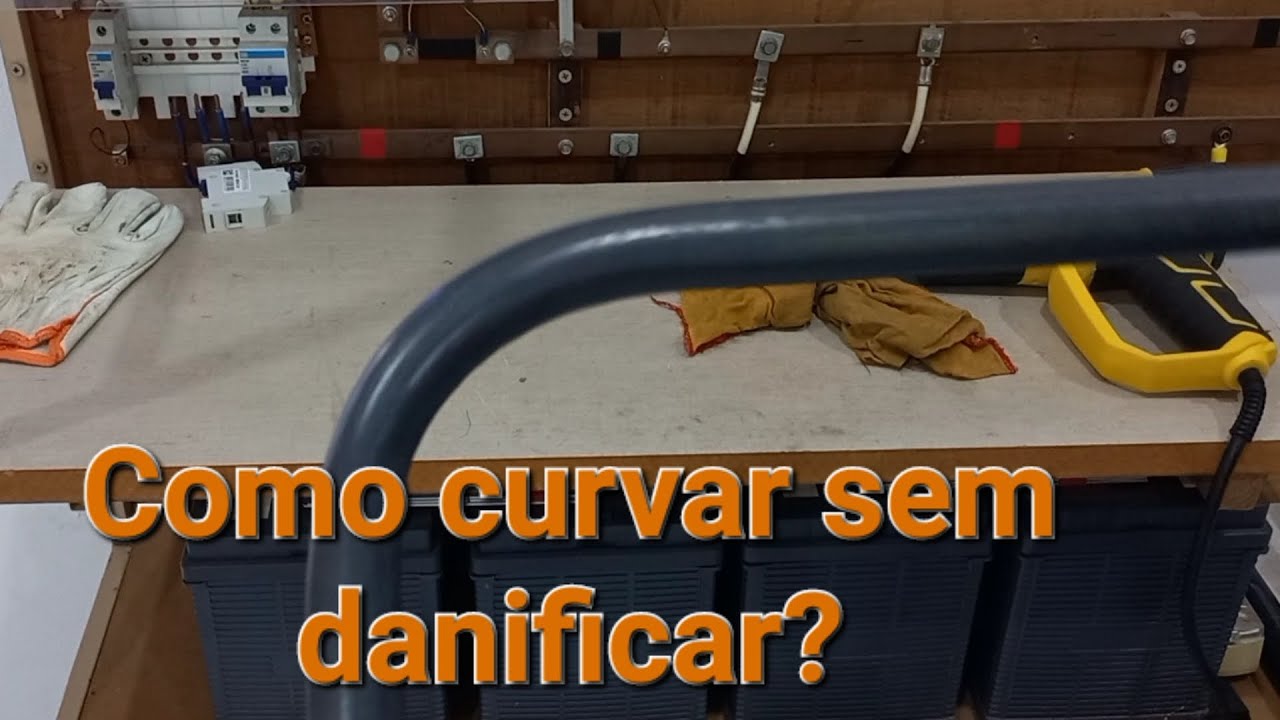 Como fazer curva em eletrodutos de PVC!