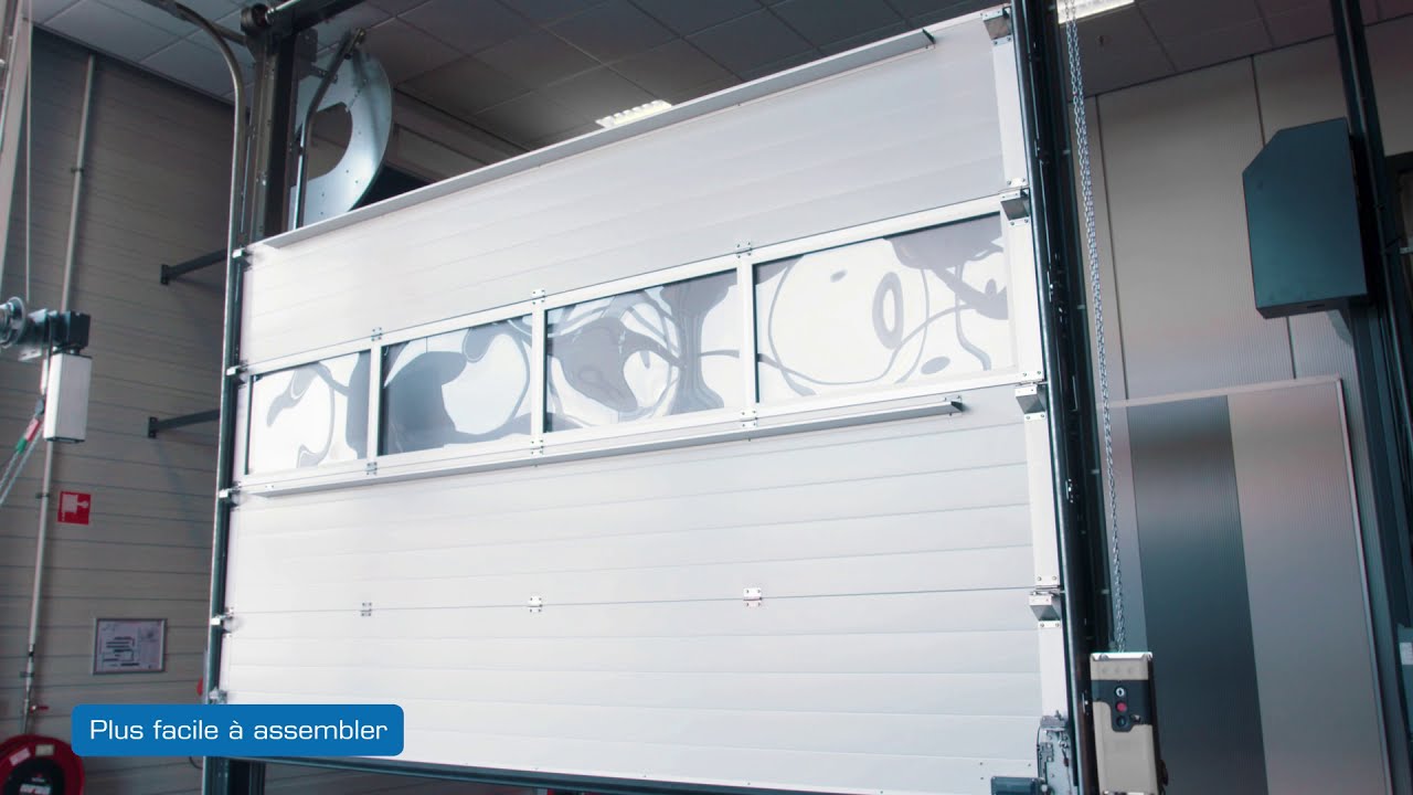 Portes sectionnelles sans ressort | Avantages des portes sectionnelles sans ressort