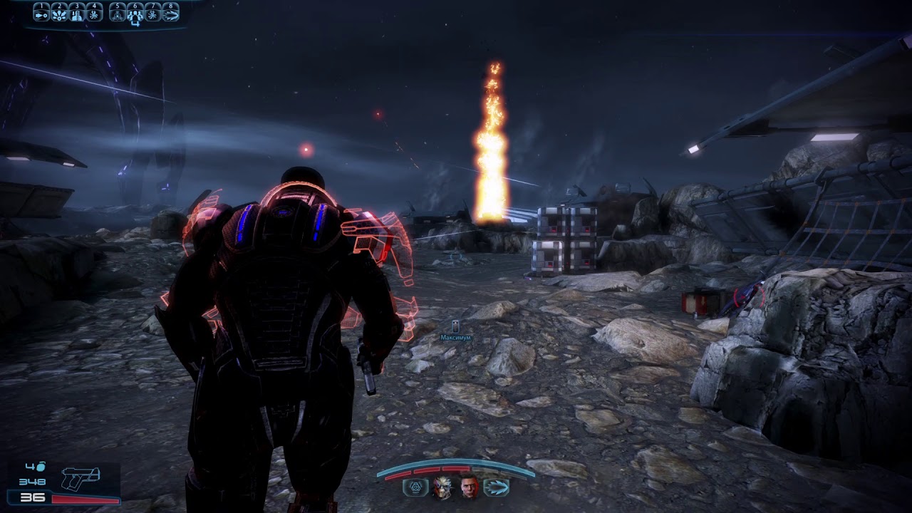 Mass effect 3: Insanity Best Gameplay - Sentinel. Palaven