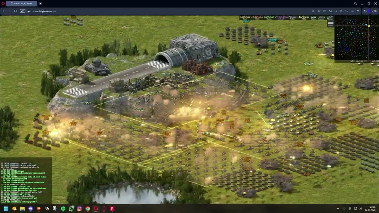 Alpha Wars 4 Airbase Cleaning | CHI268 vs UNIVERSAL