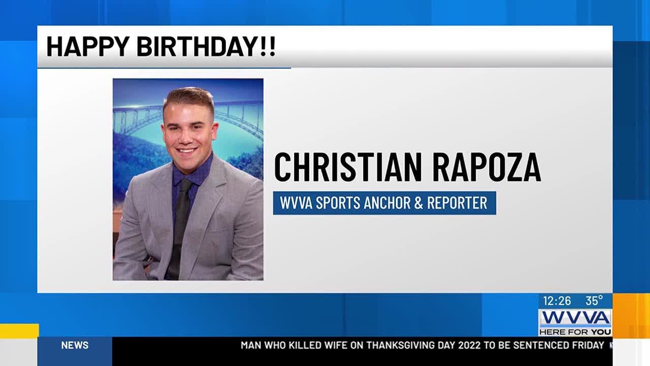 Happy Birthday, Christian Rapoza of WVVA Sports!