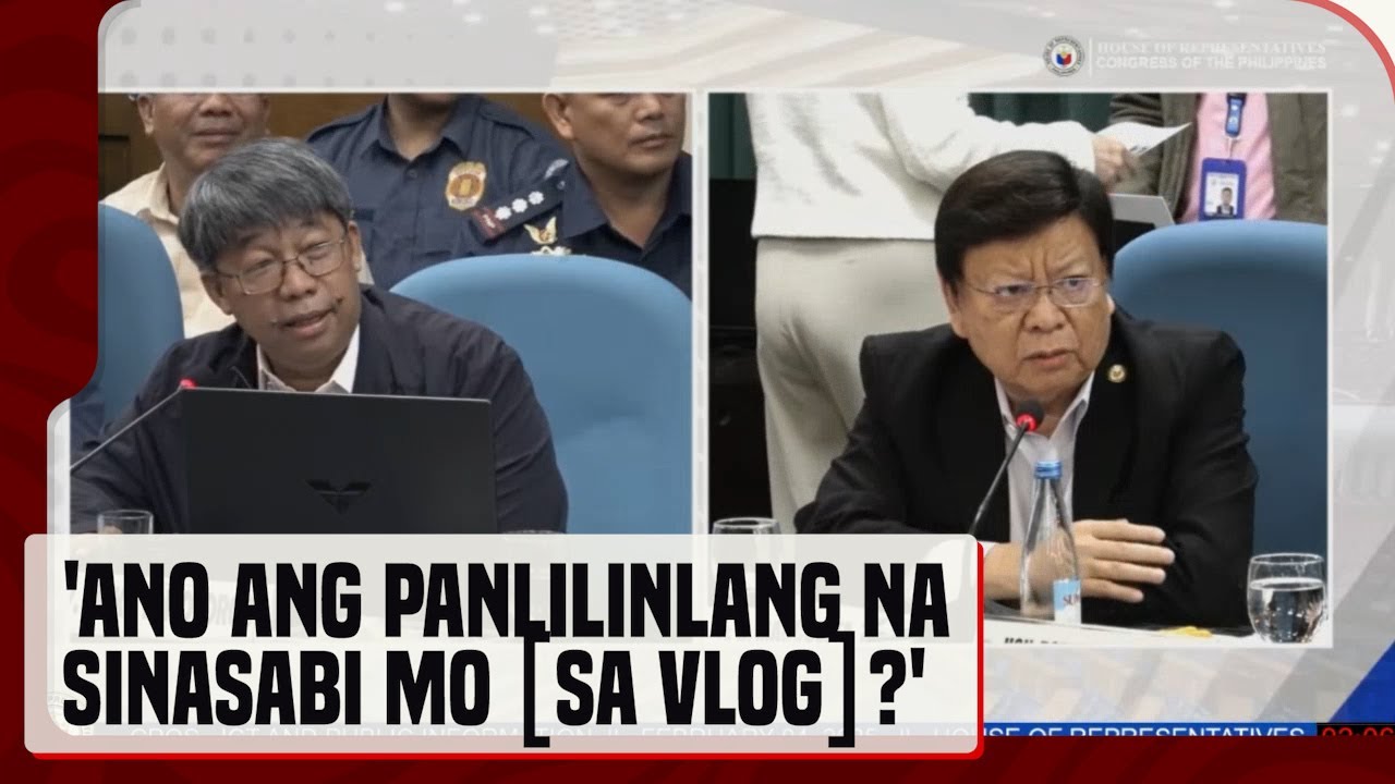 Rep. Rodante Marcoleta kay Atty. Ricky Tomotorgo: Ano ang panlilinlang na sinasabi mo [sa vlog]?