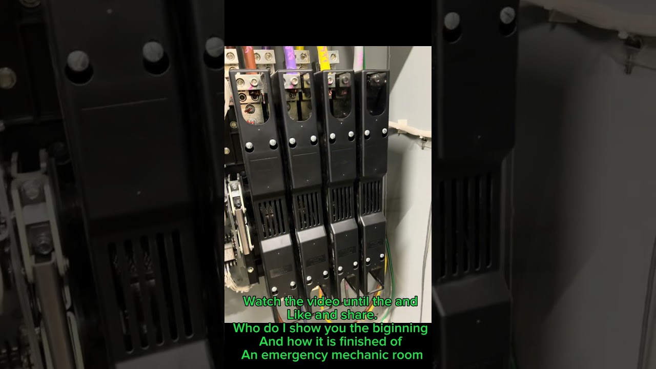 Electric room with ATS for emergency 